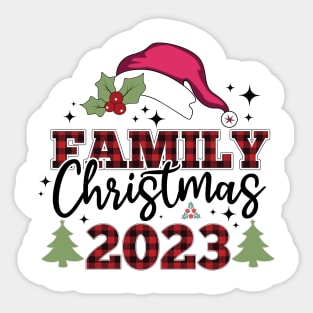 Christmas 2023 Family Matching Sticker